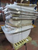 (2O) PALLET TO CONTAIN 10 x BATHS TO INCLUDE LUXURY FREESTANDING BATHS. ORIGINAL RRP CIRCA £6,...