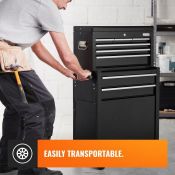 (NN47) Large Tool Chest Large storage unit includes multiple compartments offering plenty of s...