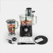 (NN116) 1000W Food Processor Chop, blend, mix, purée, grate, shred and knead dough Process b...