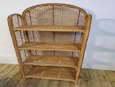 Wicker Shelving Unit