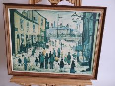 L.S. Lowry Oil on Canvas Picture 26