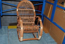 1 x Wicker Rocking Chair