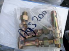 4 x CAT 1 LOWER LINK IMPLEMENT MOUNTING PIN 7/8