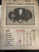 1918 German Crimes Calendar