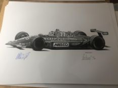 Alan Stammers and Nelson Piquet Signed Limited Edition Print