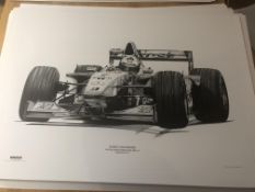 Alan Stammers Print of David Coulthard