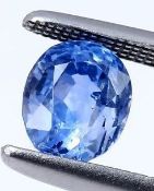IGI Certified 2.64 ct. Blue Sapphire SRI LANKA, CEYLON