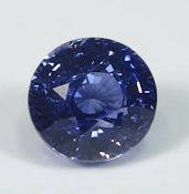 GIA 3.13 ct. Untreated Violetish Blue Sapphire - BURMA