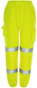 50pcs Premium Cargo trousers Hiviz Yellow Mix of XL - 4XL     50pcs Premium Cargo trousers Hiviz