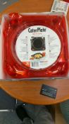 500pcs- Brand new Caterplate in Red 500pcs- Brand new Caterplate in Red - new and unused - in bulk
