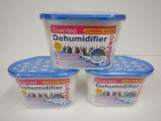 9 x Scented Dehumidifier Pack. Jumbo Size. Sea Breeze. 230g each no vat on hammer.You will get 9