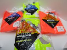 4 x Hi Viz PPE workwear. Waistcoat and Bib n Brace. no vat on hammer, you will get 4 items as