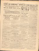 Daily Mirror Newspaper On Michael Collins At The Peace Treaty Talks 1921