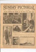 The Original Sunday Pictorial Newspaper August 27 1922 The Death Of Michael Collins