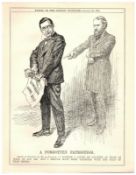 De Velera & The Ghost Of Parnell Original 1921 Punch Print
