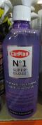 12x Carplan No1 Super Gloss. 600ml. 10 minute treatment that lasts 12 months. UK DELIVERY AVAIL...