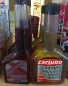8x Items to include: 3 x Carlube Engine Finish 300ml. 5X Redex Fuel System Cleaner -Petrol 250m...