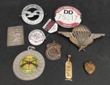 Parcel of Badges Includes Military Shooting and Boxing