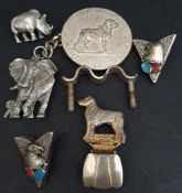 Costume Jeweller Animal Pendants Brooches & clips