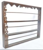 C18th country delft plate rack