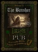 3x Retro Style Reproduction Metal Irish Pub Signs 16