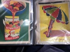 Genuine Vintage Prints Of 58 Collectable Vintage Chocolate & Sweets