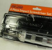 6x Stag Tools Impact Screw Driver Sets With 4 Quality Screwdriver Bits