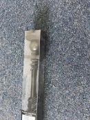 13x Black Metal Curtain Poles