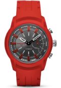 Diesel Men's Armbar Silicone Hybrid Smartwatch - Activity Tracker Compatible with Android and iOS