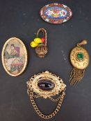 Mirifiori Brooch Plus 4 Others