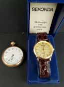 Waltham Pocket Watch Plus Sekonda Wrist Watch