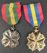 Two Military Merit Medals Democratic Republic of Congo & Zaire