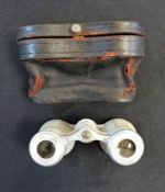 Vintage Opera Glasses Dollond Paris The Regent Mother of Pearl