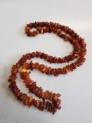Amber Necklace Vintage