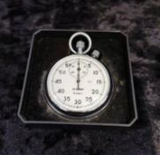 Vintage “SEKONDA 16 Jewels USSR Mech Move Stop Watch Good Working Order Presentation Box