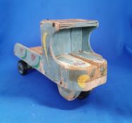 Vintage wooden truck lorry handmade driftwood reclaimed wood