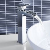 (XL45) Niagra II Counter top Sink Waterfall Mixer. Niagra II Set up Sink Waterfall Mixing Cran...(