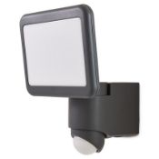 (UR66) Blooma Delson Matt Charcoal grey LED PIR Motion sensor Outdoor Security light It can de...