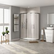 Twyfords 1000x800mm - 8mm - Premium EasyClean Offset Quadrant Shower Enclosure - Reversible.RRP...