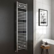 (UR51) 1600x600mm Chrome Flat Rail Ladder Towel Radiator. RRP £332.99. Our 1600x600mm Chrome F...