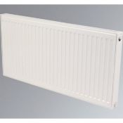 (UR154) 600x1000mm Kudox Premium Type 21 Double Panel Plus Single Convector Radiator White. RRP...