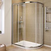 (QP210) 800x1000mm - 6mm - Elements Offset Quadrant Shower Enclosure - Reversible. RRP £449.99...((