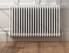 (UR22) 600x812mm White Triple Panel Horizontal Colosseum Traditional Radiator. RRP £451.99.Ma...