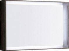 (XL137) Citterio Grey/Brown illuminated Mirror. RRP £627.99. If youre looking for a touch of ...(