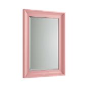 (RR69) 700x500mm Melbourne Dusty Pink Framed Mirror Adds a funky, stylish look to your bathroo...((