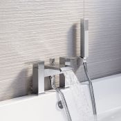 (XL152) Oslo Waterfall Bath Shower Mixer. Engineered from Chrome Plated Solid Brass _ stron...(