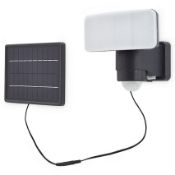 (UR65) Blooma Kenora Matt Charcoal Solar-powered LED PIR Flood light You can install the flood...