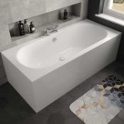 (UR60) 1750x750mm Twyford Rio Double Ended Bath. RRP £429.99. No Tap Hole Bath The Twyford Ri...