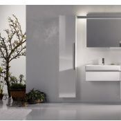 (RC72) Keramag 1800mm iCon Alpine High Gloss Wall Hung Storage Cabinet. RRP £879.99. This desi...