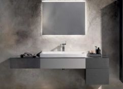 (XL30) 880mm Keramag Xeno 2 Vanity unit. RRP £1,075.99. Comes complete with basin. Keramag Xe...(